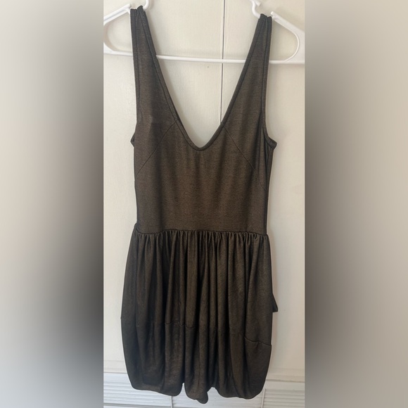 NWOT MARC JACOBS Party Dress Metallic Green Fully Lined with pocket Women’s XS - Picture 5 of 9